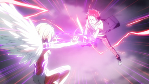 Image of Guuchi and Misuzu combatting