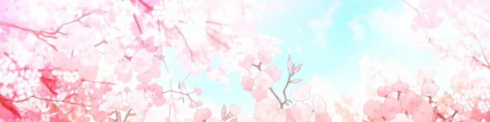 Image of cherry blossoms from Your lie in April