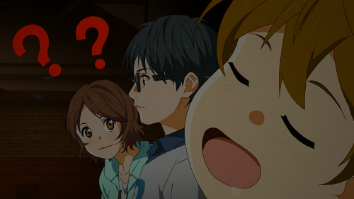 Tsubaki confused about Kousei's explanation